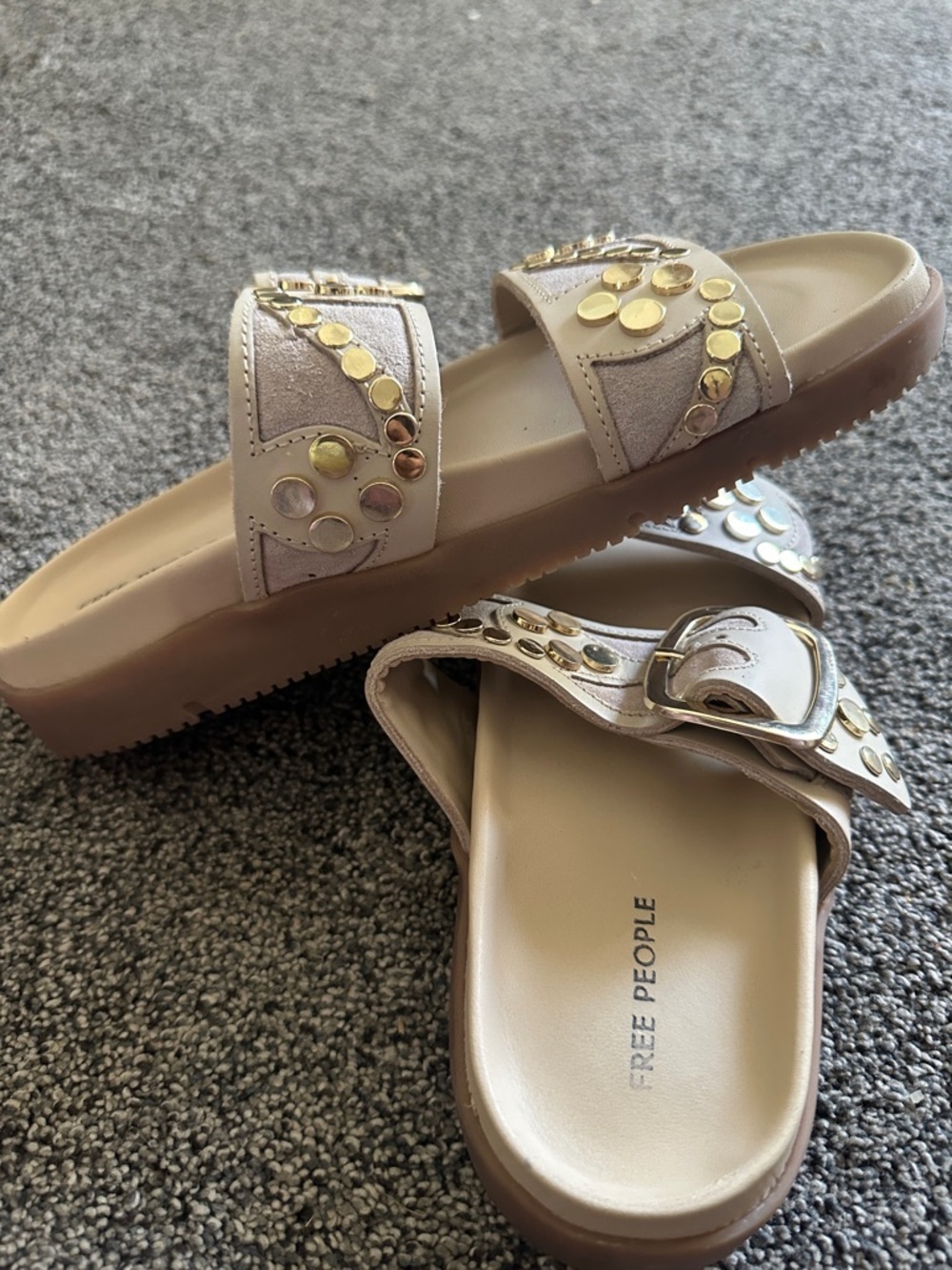 Free People Revelry Studded Sandals. Sz 6 - Picture 9 of 15